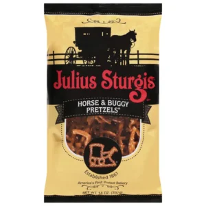 Tom Sturgis Horse and Buggy Pretzels 3 ounce bag