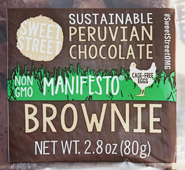 Peruvian Chocolate Manifesto Brownie from Sweet Street